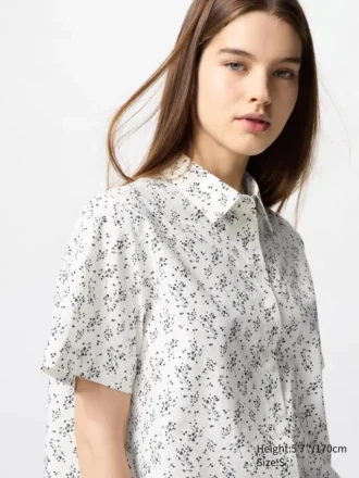 Women’s Cotton Short Shirt | Printed