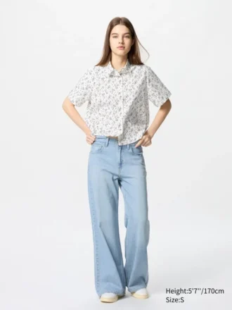 Women’s Cotton Short Shirt | Printed