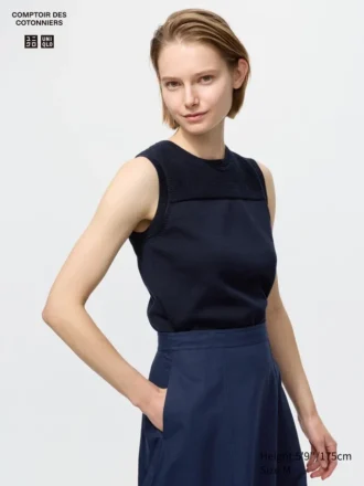 Women’s Cotton Sweater | Sleeveless