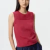 Women’s Cotton Sweater | Sleeveless