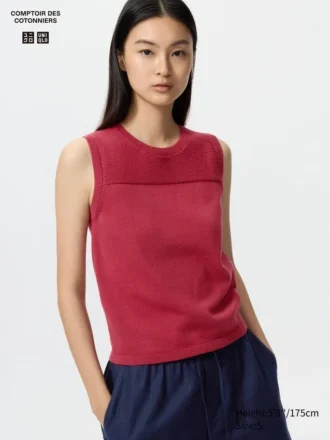Women’s Cotton Sweater | Sleeveless