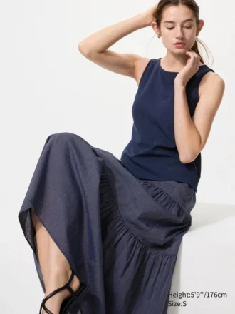 Women’s Crepe Jersey Boat Neck Bra Top