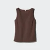 Women’s Crepe Jersey Boat Neck Bra Top