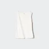 Women’s Crepe Jersey Boat Neck Sleeveless T-Shirt