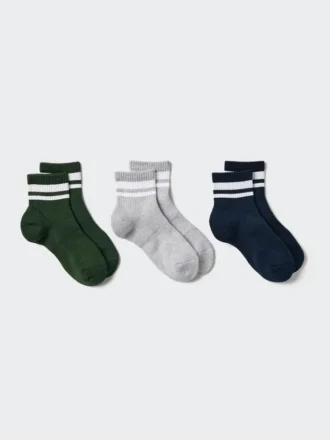 Women’s Crew Pile Socks | 3 Pairs | Striped