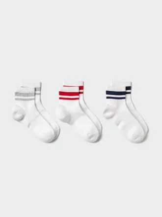 Women’s Crew Pile Socks | 3 Pairs | Striped