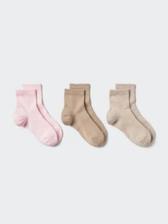 Women’s Crew Ribbed Pile Socks | 3 Pairs