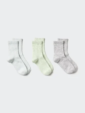 Women’s Crew Slub Socks | 3 Pairs