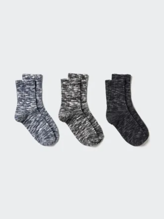 Women’s Crew Slub Socks | 3 Pairs