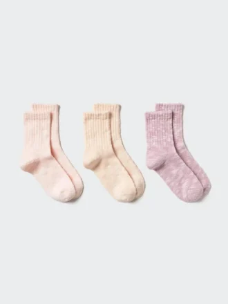 Women’s Crew Slub Socks | 3 Pairs