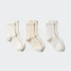Women’s Crew Slub Socks | 3 Pairs