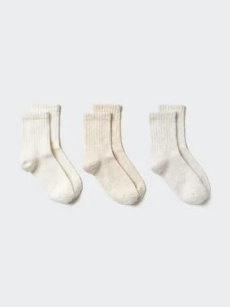 Women’s Crew Slub Socks | 3 Pairs