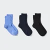 Women’s Crew Socks | 3 Pairs | Popcorn Knit