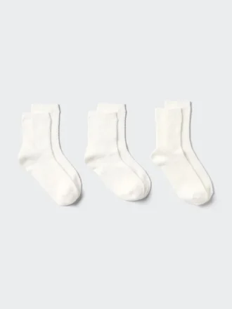 Women’s Crew Socks | 3 Pairs | Popcorn Knit