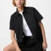 Women’s Denim Boxy Shirt | Half Sleeve
