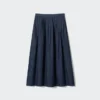 Women’s Denim Gather Skirt