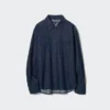 Women’s Denim Long-Sleeve Shirt