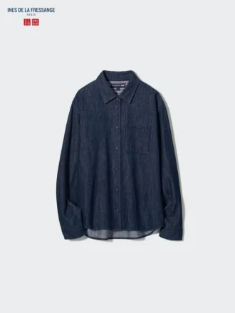 Women’s Denim Long-Sleeve Shirt