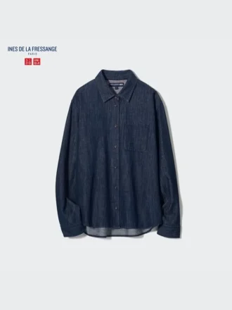 Women’s Denim Long-Sleeve Shirt