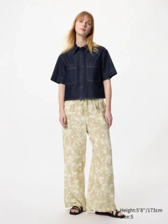 Women’s Drape Easy Pants | Flower