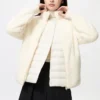 Women’s Fluffy Yarn Fleece Full-Zip Jacket