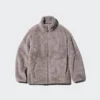 Women’s Fluffy Yarn Fleece Full-Zip Jacket