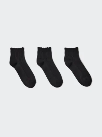 Women’s Frill Short Socks | 3 Pairs