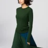 Women’s Heattech Cashmere Blend T-Shirt | Extra Warm