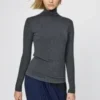 Women’s Heattech Cashmere Blend T-Shirt | Extra Warm | Turtleneck