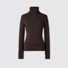 Women’s Heattech Cashmere Blend T-Shirt | Extra Warm | Turtleneck