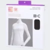 Women’s Heattech Cashmere Blend T-Shirt | Extra Warm | Turtleneck