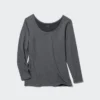 Women’s Heattech Cotton T-Shirt | Extra Warm | Scoop Neck