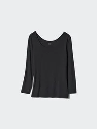 Women’s Heattech T-Shirt | Scoop Neck