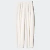 Women’s Linen Blend Barrel Leg Pants