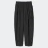 Women’s Linen Blend Barrel Leg Pants