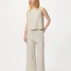 Women’s Linen Blend Blouse | Sleeveless
