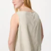 Women’s Linen Blend Blouse | Sleeveless