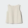 Women’s Linen Blend Blouse | Sleeveless