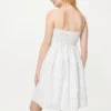 Women’s Linen Blend Camisole Dress | Striped