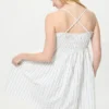 Women’s Linen Blend Camisole Dress | Striped