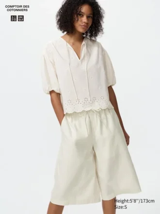 Women’s Linen Blend Culottes