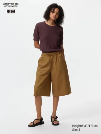 Women’s Linen Blend Culottes