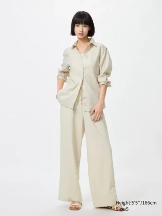 Women’s Linen Blend Easy Pants