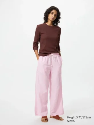 Women’s Linen Blend Easy Pants