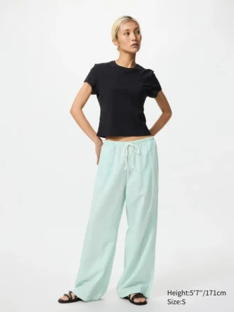 Women’s Linen Blend Easy Pants