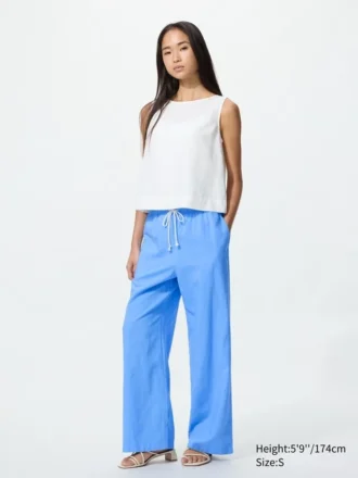 Women’s Linen Blend Easy Pants