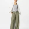 Women’s Linen Blend Easy Pants | Striped