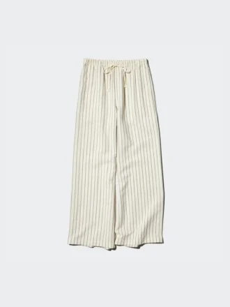 Women’s Linen Blend Easy Pants | Striped