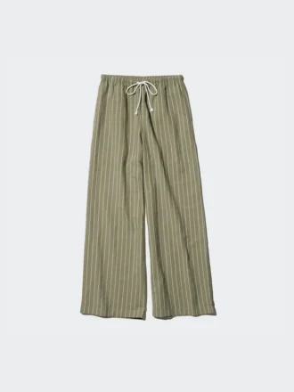 Women’s Linen Blend Easy Pants | Striped