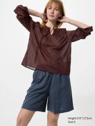 Women’s Linen Blend Easy Shorts